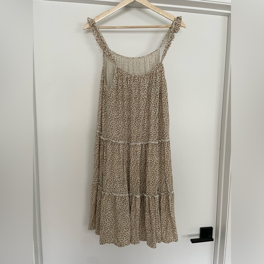 Rylee + Cru Cream Floral Mini Dress - Picture 4 of 7